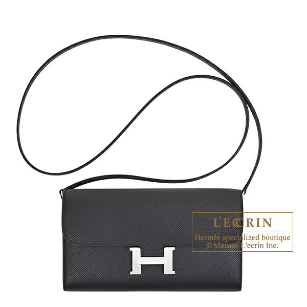 乐天商城 - エルメス　コンスタンスロング　トゥーゴー　ブラック　ヴォーエプソン　シルバー金具　HERMES　Constance Long To Go　Black　Epsom leather　Silver hardware