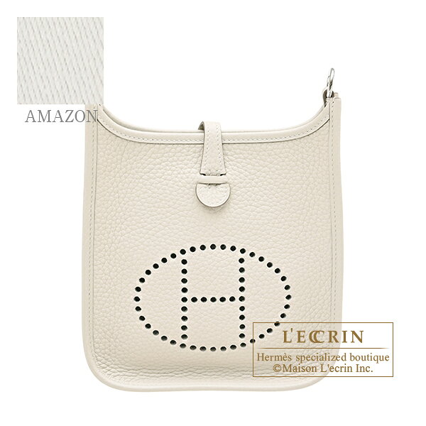 Rakuten - エルメス　エヴリンアマゾンTPM　クレ　トリヨンクレマンス　シルバー金具　バンドリエール111cm　HERMES　Evelyne Amazon bag TPM　Craie　Clemence leather　Silver hardware　Bandouliere 111cm