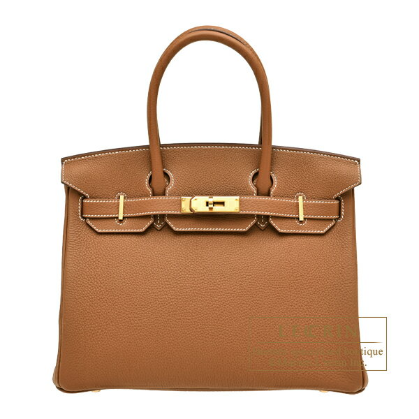 エルメス　バーキン30　ゴールド　トゴ　ゴールド金具　HERMES　Birkin bag 30　Gold　Togo leather　Gold hardware