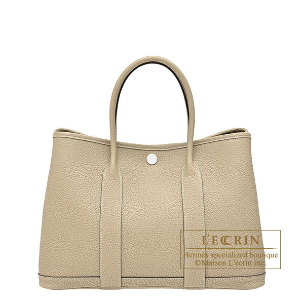 乐天商城 - エルメス　ガーデンパーティ30/TPM　トレンチ　ネゴンダ　シルバー金具　HERMES　Garden Party bag 30/TPM　Trench　Negonda leather　Silver hardware