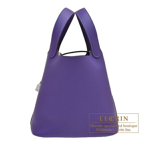 Rakuten - エルメス　ピコタンロック22/MM　パープル　トリヨンクレマンス　シルバー金具　HERMES　Picotin Lock bag 22/MM　Purple　Clemence leather　Silver hardware