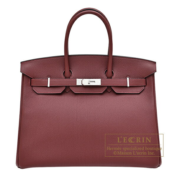 Rakuten - エルメス　バーキン35　ルージュアッシュ　トゴ　シルバー金具　HERMES　Birkin bag 35　Rouge H　Togo leather　Silver hardware