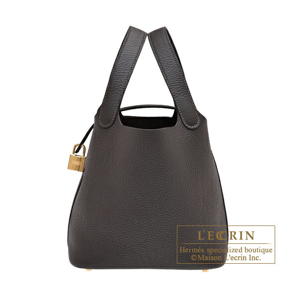 樂天商城 - エルメス　ピコタンロック18/PM　ベブラン　トリヨンクレマンス　ゴールド金具　HERMES　Picotin Lock bag 18/PM　Bai brun　Clemence leather　Gold hardware