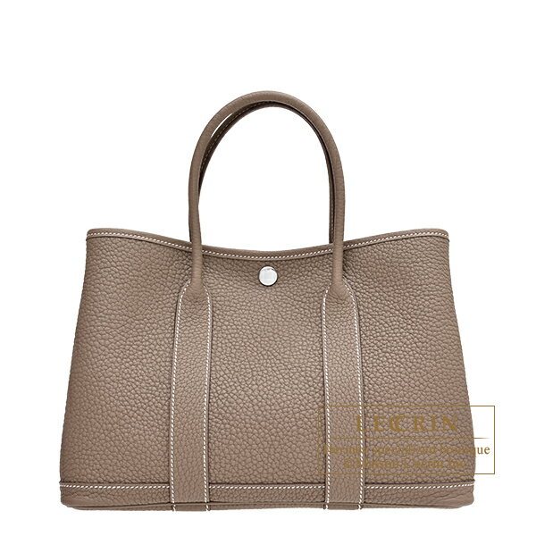 乐天商城 - エルメス　ガーデンパーティ30/TPM　エトゥープ　ネゴンダ　シルバー金具　HERMES　Garden Party bag 30/TPM　Etoupe grey　Negonda leather　Silver hardware
