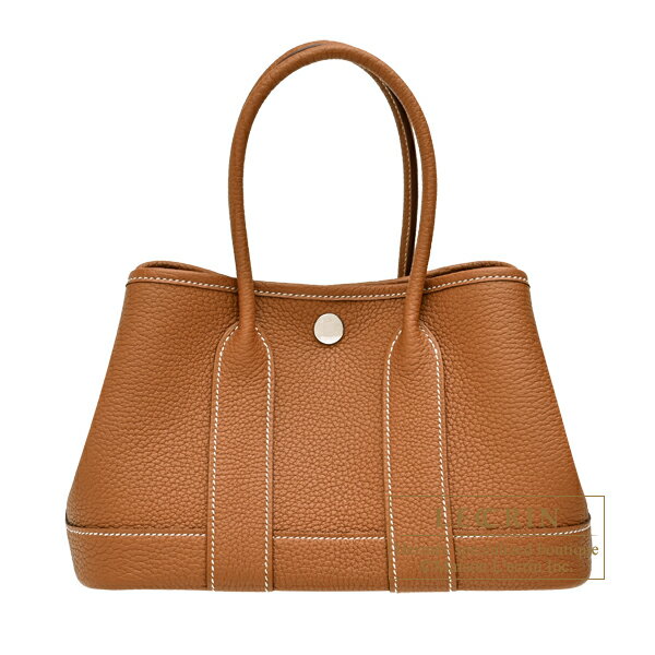 乐天商城 - エルメス　ネオガーデン23　ゴールド　ネゴンダ　シルバー金具　HERMES　Neo Garden bag 23　Gold　Negonda leather　Silver hardware