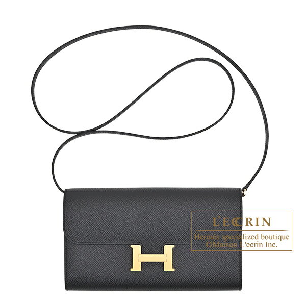 乐天商城 - エルメス　コンスタンスロング　トゥーゴー　ブラック　ヴォーエプソン　ゴールド金具　HERMES　Constance Long To Go　Black　Epsom leather　Gold hardware