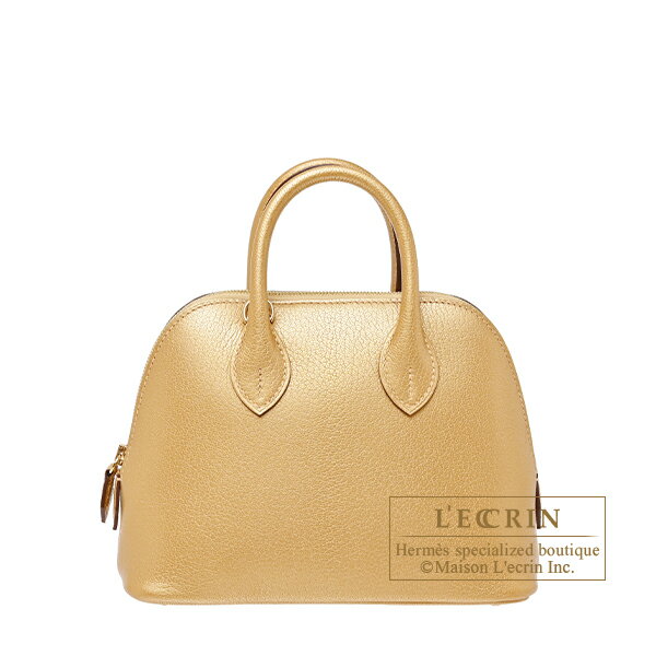 樂天商城 - エルメス　ボリード1923　ミニ　ドレ　シェブルシャムキラ　シャンパンゴールド金具　HERMES　Bolide bag 1923 mini　Dore　Chevre chamkila goatskin　Champagne gold hardware