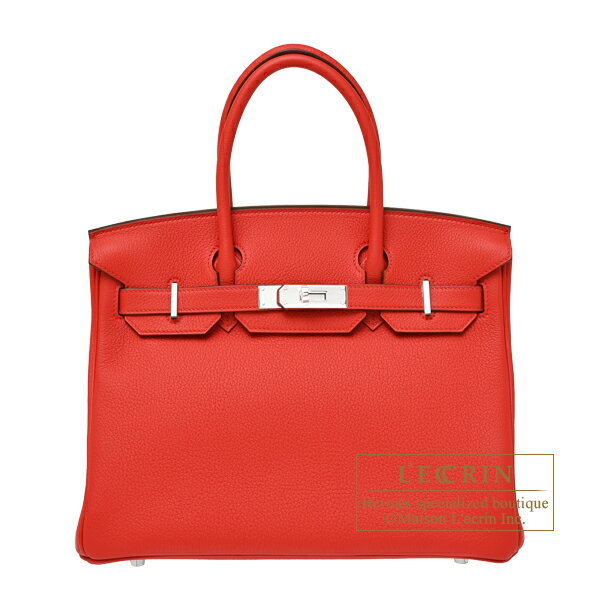乐天商城 - エルメス　バーキン30　ルージュクー　トゴ　シルバー金具　HERMES　Birkin bag 30　Rouge coeur　Togo leather　Silver hardware