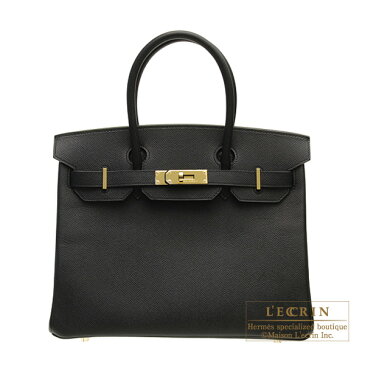 エルメス　バーキン30　ブラック　ヴォーエプソン　ゴールド金具　HERMES　Birkin bag 30　Black　Epsom leather　Gold hardware