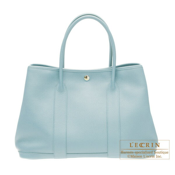エルメス　ガーデンパーティ36/PM　シエル　ブッフルシンドゥ　シルバー金具　HERMES　Garden Party bag 36/PM　Ciel　Buffalo sindou leather　Silver hardwareのサムネイル
