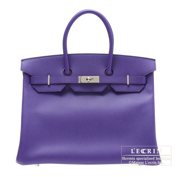 エルメス　バーキン35　クロッカス　ヴォーエプソン　シルバー金具　HERMES　Birkin bag 35　Crocus　Epsom leather　Silver hardware