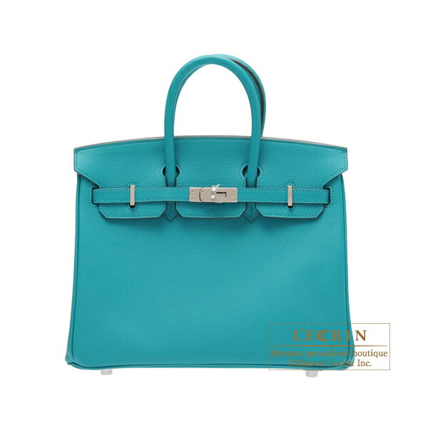 エルメス　バーキン25　ブルーパオン　ヴォーエプソン　シルバー金具　HERMES　Birkin bag 25　Blue paon　Epsom leather　Silver hardwareのサムネイル