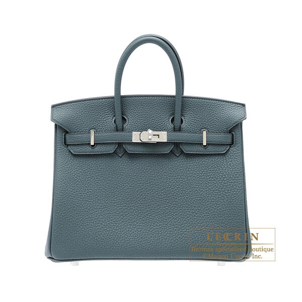 エルメス　バーキン25　ブルーオラージュ　トゴ　シルバー金具　HERMES　Birkin bag 25　Blue orage　Togo leather　Silver hardware