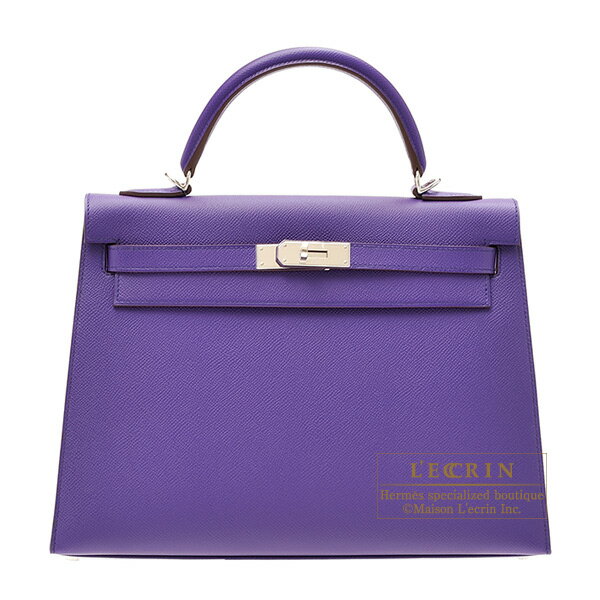 エルメス　ケリー32/外縫い　クロッカス　ヴォーエプソン　シルバー金具　HERMES　Kelly bag 32　Sellier　Crocus　Epsom leather　Silver hardware