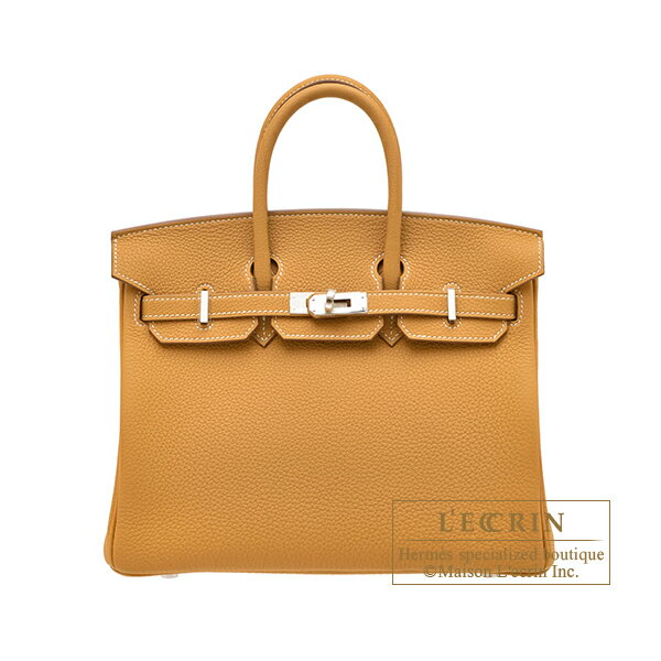 エルメス バーキン バッグ（レディース） エルメス　バーキン25　ナチュラルサブレ　トゴ　シルバー金具　HERMES　Birkin bag 25　Natural sable　Togo leather　Silver hardware