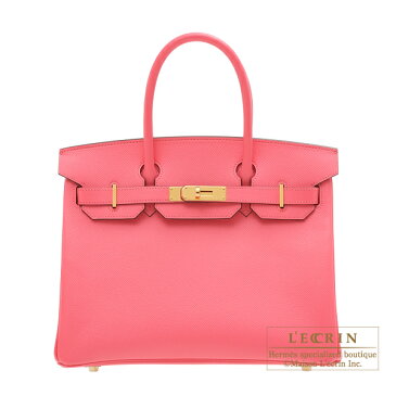 エルメス　パーソナルバーキン30　ローズアザレ　ヴォーエプソン　ゴールド金具　HERMES　Personal Birkin bag 30　Rose azalee　Epsom leather　Gold hardware