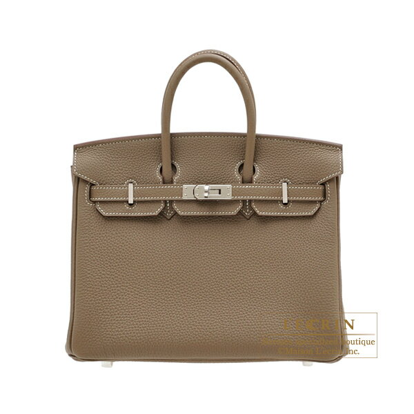 エルメス　バーキン25　エトゥープ　トゴ　シルバー金具　HERMES　Birkin bag 25　Etoupe grey　Togo leather　Silver hardware