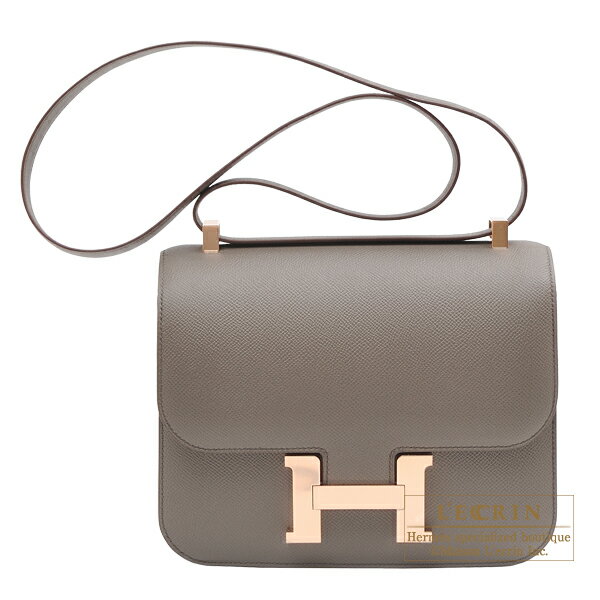 エルメス　コンスタンス24　エタン　ヴォーエプソン　ローズゴールド金具　HERMES　Constance 24　Etain　Epsom leather　Rose gold hardwareのサムネイル