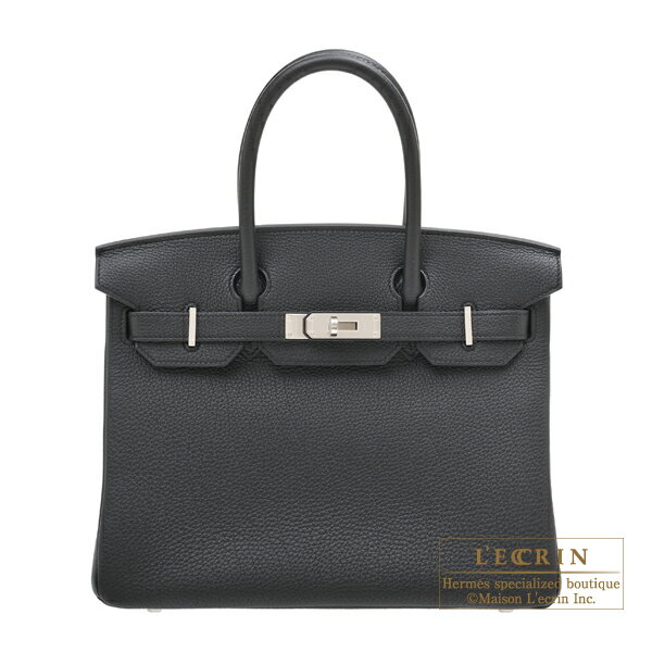 エルメス　バーキン30　ブラック　トゴ　シルバー金具　HERMES　Birkin bag 30　Black　Togo leather　Silver hardware