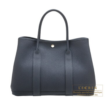 エルメス　ガーデンパーティPM　カマイユ　ブルーインディゴ　ネゴンダ　シルバー金具　HERMES　Garden Party bag PM　Camails　Blue indigo　Negonda leather　Silver hardware