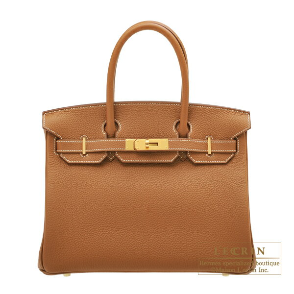 エルメス　バーキン30　ゴールド　トゴ　ゴールド金具　HERMES　Birkin bag 30　Gold　Togo leather　Gold hardware