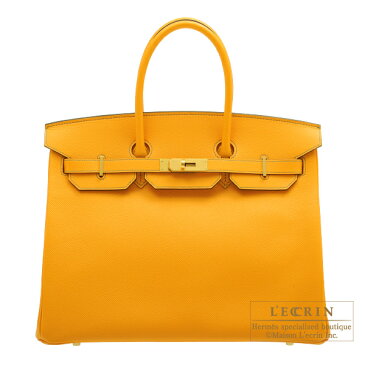 エルメス　パーソナルバーキン35　ジョーヌドール　ヴォーエプソン　マットゴールド金具　HERMES　Personal Birkin bag 35　Jaune d'or　Epsom leather　Matt gold hardware