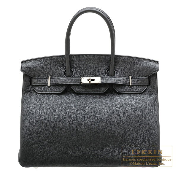 エルメス　バーキン35　ブラック　トゴ　シルバー金具　HERMES　Birkin bag 35　Black　Togo leather　Silver hardware