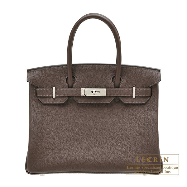 エルメス　バーキン30　ショコラ　トゴ　シルバー金具　HERMES　Birkin bag 30　Chocolat　Togo leather　Silver hardware