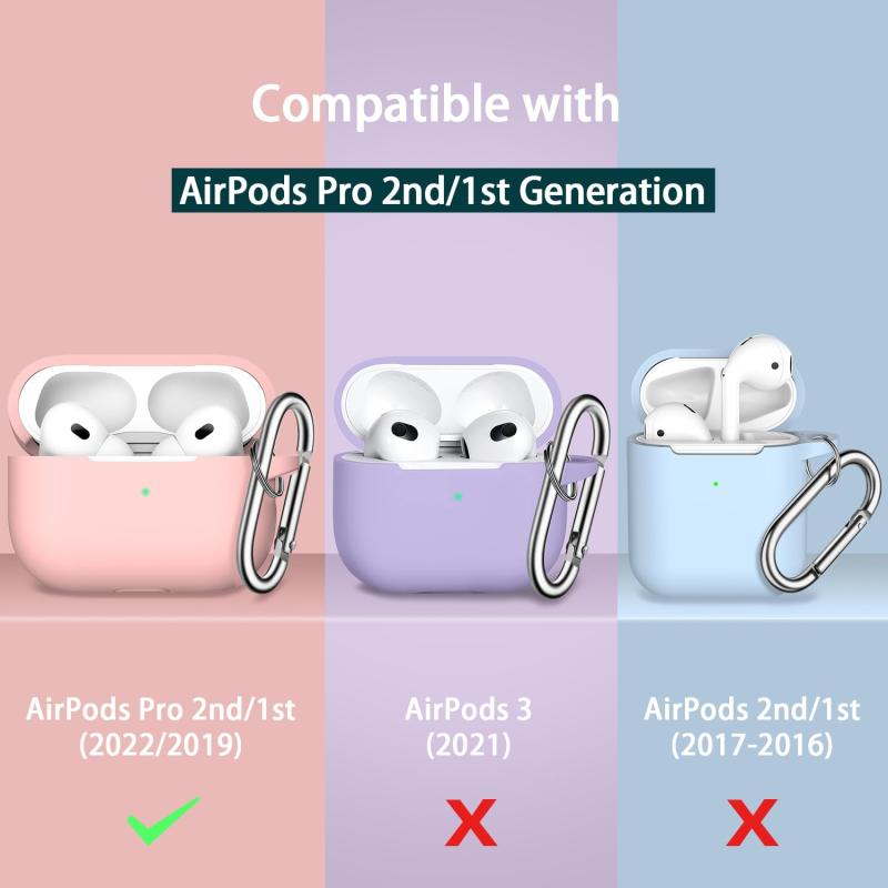 R-fun for AirPods Pro2 ケース AirPods Pro 第2世代/第1世代 共通 ソフトシリコン...