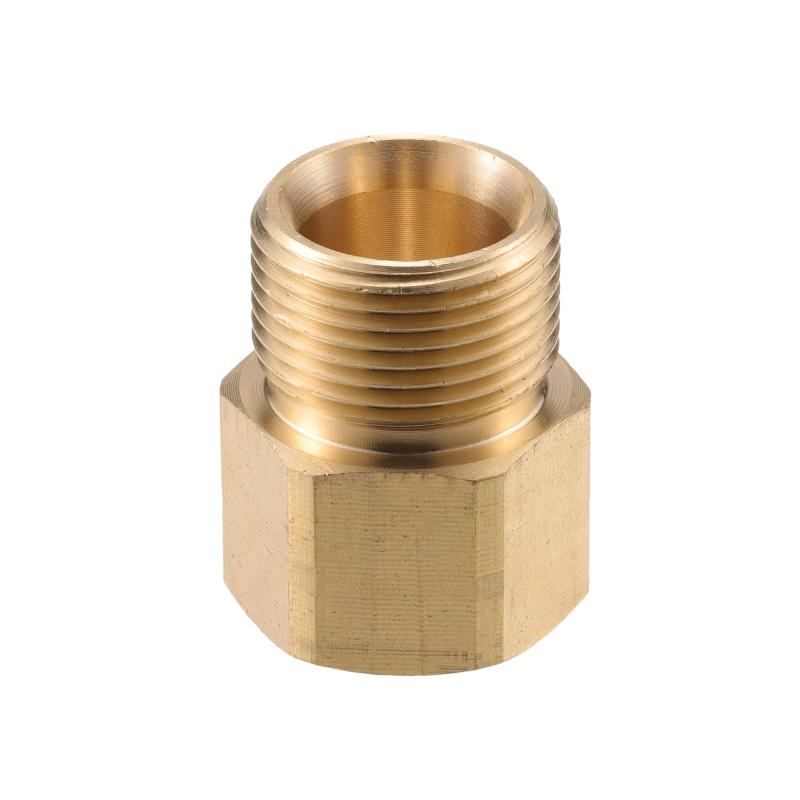 乐天商城 - VekAuto 圧力洗浄機コネクター G1/2"から15mm M22x1.5メスとオスのアダプターブ ラス製ホースコネクター 圧力洗浄機用ユニバーサル 真鍮製カッパートーン