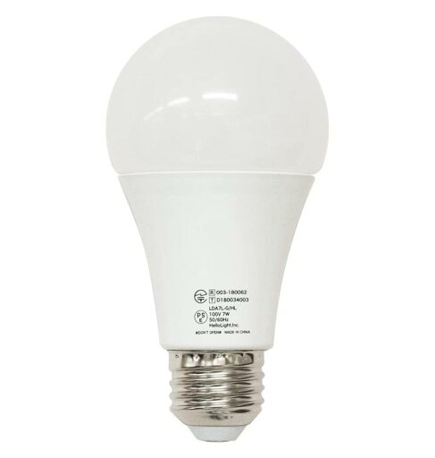 ハローライト HelloLight LED電球 E26口金 電球40W形相当 見守りができるLED電球 HL02 ハローライト HelloLight LED電球 E26口金 電球40W形相当 見守りができるLED電球 HL02