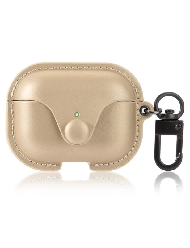 JAC Supply airpods proケース エアーポッズプロ ケース おしゃれ PU素材 前面LEDが見える 全面保護 耐衝撃 ワイヤレス充電対応