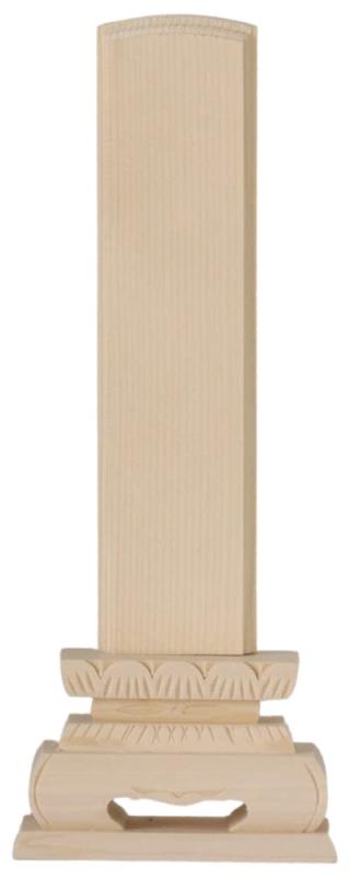 白木位牌 猫丸 8寸 総高さ32cm 8.0寸 木製 四十九日 法要