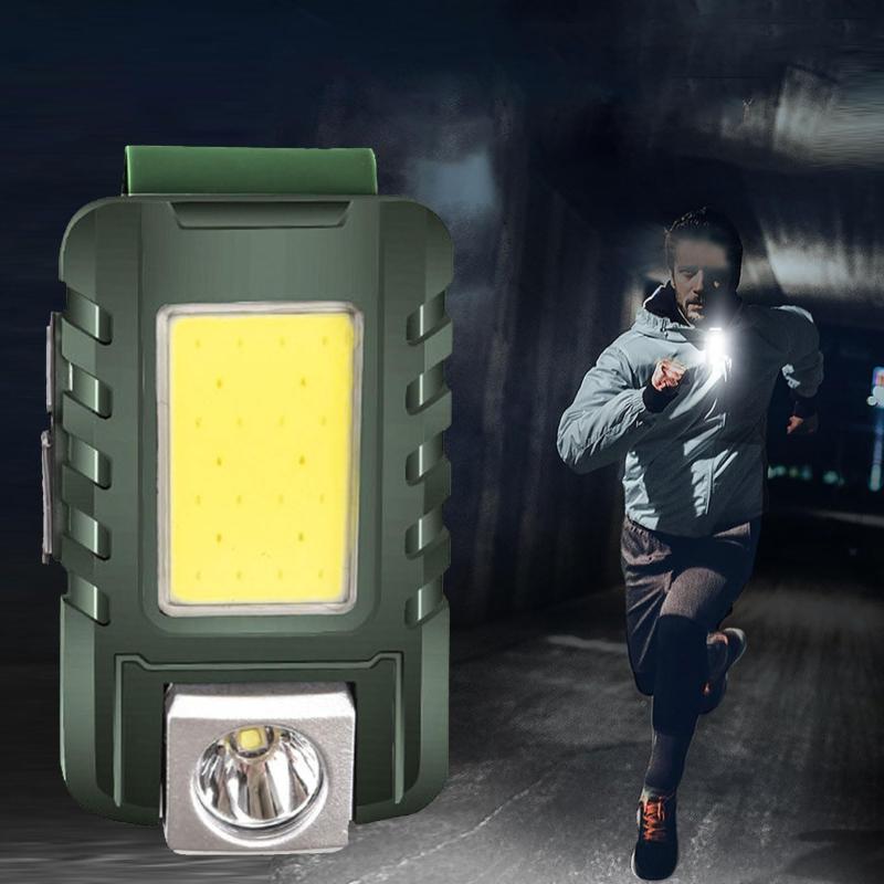 乐天商城 - ランニングライト | ランナーのためのランニングライト | ランナー向け磁気高視認性 LED ライト,1200mAh 磁気吸引ライト街灯クリップキャンプランニングライト