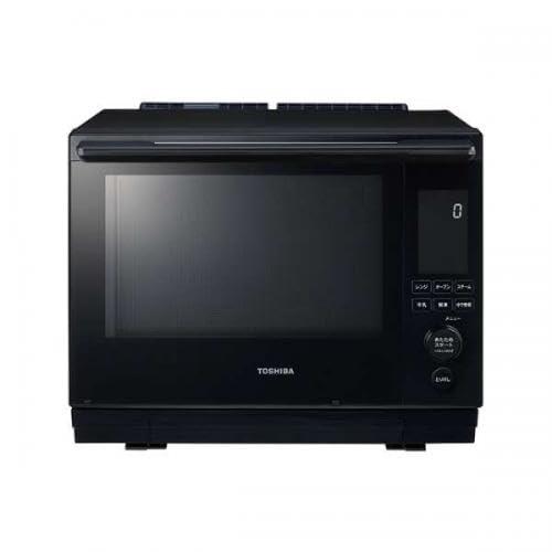 オーブンレンジ スチーム 石窯ドーム 過熱水蒸気 30L 1000W グランブラック 東芝 ER-D3000B(K)熱風2段のスタンダードモデル