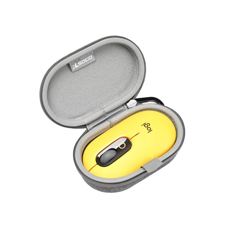 RLSOCO 収納ケース ロジクールpebble m350/POP MOUSE M370RO 静音 ワイヤレスマウス 無線マウス対応できるケース USBメモリ、SDカードなどの小物に対応