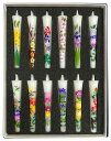 (御供 のし付き 包装品)淡路梅薫堂の手書き絵ろうそく 12本入りセット 四季の花 手描き お花 花ろうそく 和ろうそく 絵蝋燭 12ヶ月 お供え物 #3064