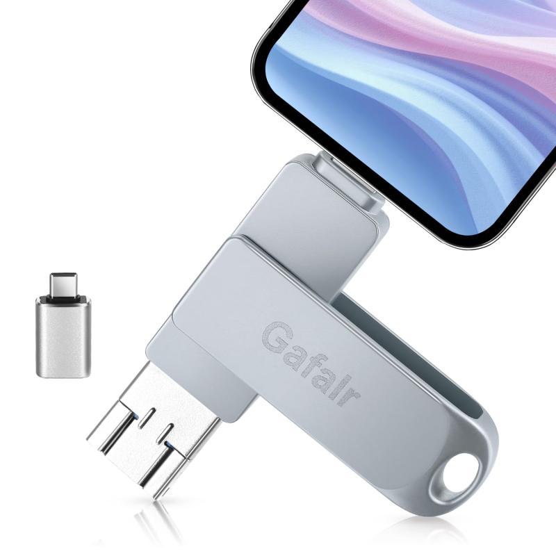 【Phone端子•Type-c•USB•Micro USB一体】 usbメモリ フラッシュメモリ Phone/Pad/Android/PC対応 高速 スマホ usbメモリ 4 in1 バックアップ タイプc 外付け 写真 データ保存 容量不足解消