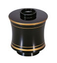 若泉漆器 食洗器対応お椀 糸巻小吸椀 黒金ひも 1-153-1 越前漆器