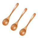 kicoriya 3本セット 天然木製 カフェ風 ティースプーン 日本品質 コーヒー デザート 茶