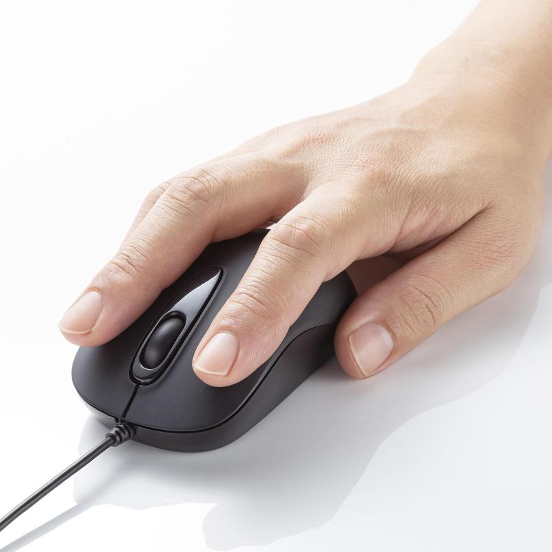 サンワサプライ 有線Type-Cレーザーマウス MA-LSC176BK