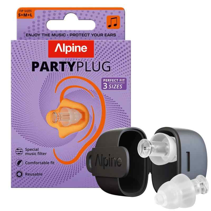 ALPINE HEARING PROTECTION イヤープラグ 耳栓 透明 PartyPlug TPR (New)