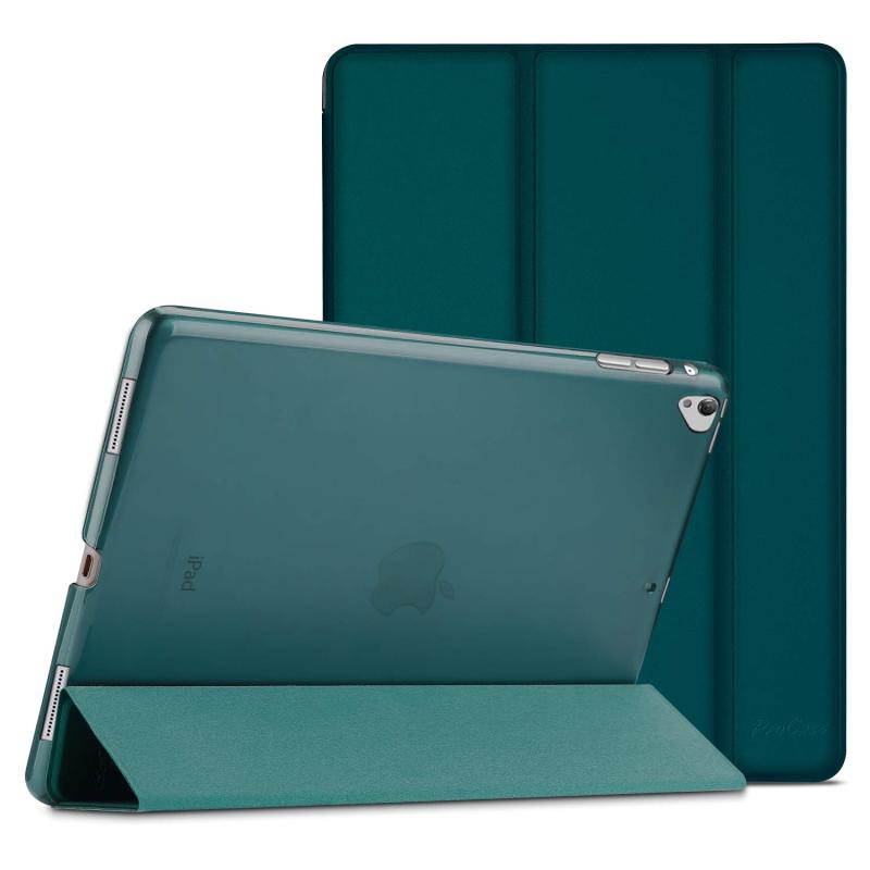 ProCase iPad Pro 12.9"ケース 第2世代 (2017) / 第1世代 (2015) 用 スマート 超スリム 軽量 スタンド 保護ケース 半透明フロスト バックカバー 適用機種：iPad Pro 12.9" 2世代