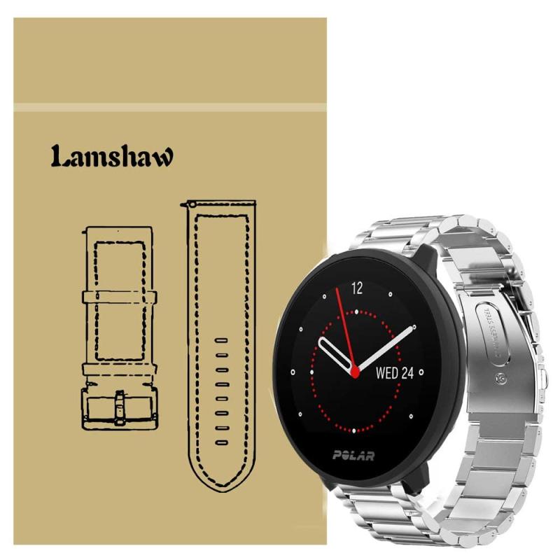 Lamshaw for Polar Unite バンド, ステンレス メタル ベルト 交換バンド 対応 POLAR Unite スマートウォッチ