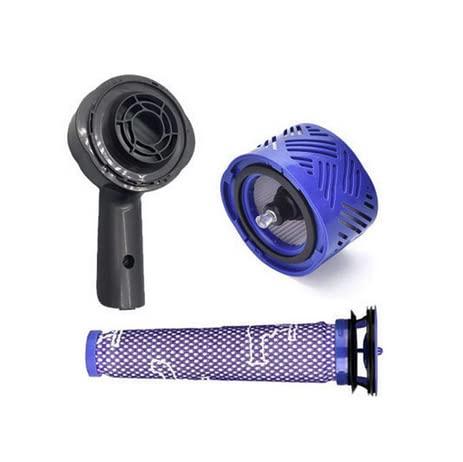 ZLiT for Dyson 用 V6DC58DC59DC61DC62DC74 掃除機用モーターリアカバー フロントリアフィルター モーターカバー フィルターエレメントキット