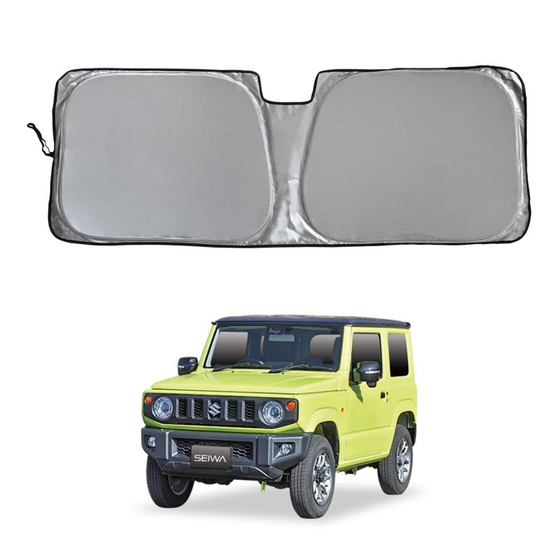 セイワ(SEIWA) 車種専用用品 スズキ ジムニー&シエラ(JB64/JB74)専用 ポップアップ サンシェード フロント用 Z118 UVカット 専用設計 チタンコーティング 紫外線カット& 遮光率99.9%以上 遮熱