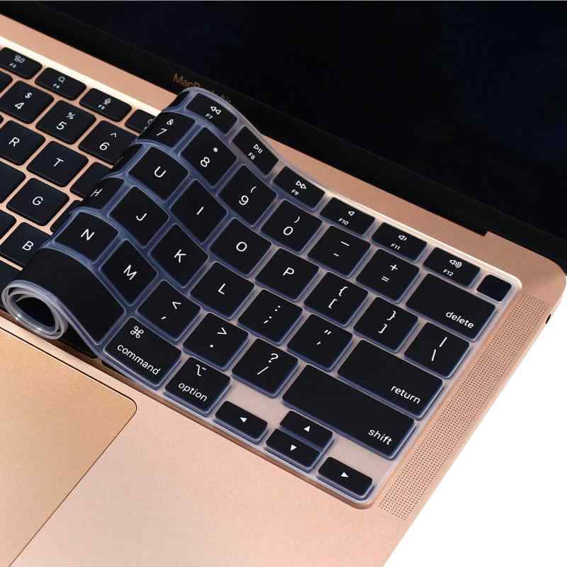 MasiBloom シリコーンキーボードカバースキン MacBook Air 13インチ用 Apple M1チップモデル A2337 Air 13インチ 2020年11月発売 Touch ID 米国版ソフトタッチアクセサリープロテクター