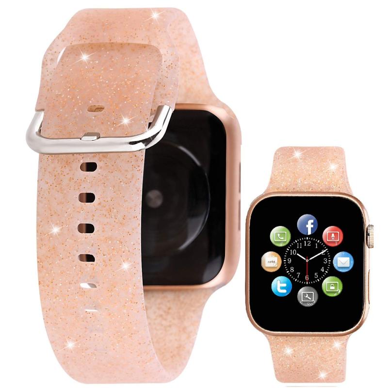 乐天商城 - Greaciary アップルウォッチバンドコンパチブルiWatchアップルウォッチバンド、スリムスポーツストラップ交換ベルト柔らかいシリコン素材耐衝撃防汗アップルウォッチシリーズ4/3/2/1対応38ミ