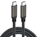 USB-C & USB-C ケーブル SLEIJAOOE【100W 急速充電/USB 3.2 Gen 2x2-20Gbpsデータ転送】PD3.0/QC3.0超高速充電 4K/60Hz 映像出力 E-Marker搭載 超高耐久 type-cケーブル MacBook Pro/iPad Pro/Google Pixel/Galaxy等タイプC対応(2)