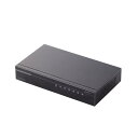 Logitec ギガビットイーサHUB 8ポート 電源内蔵 メタル 50℃対応 LAN-GSW05P/HG(2)